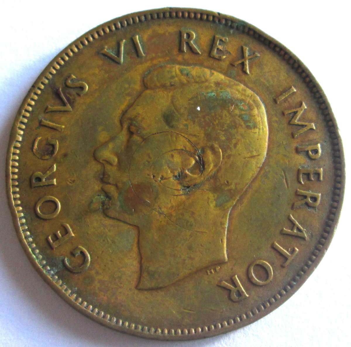 1946 Union of South Africa 1 Penny