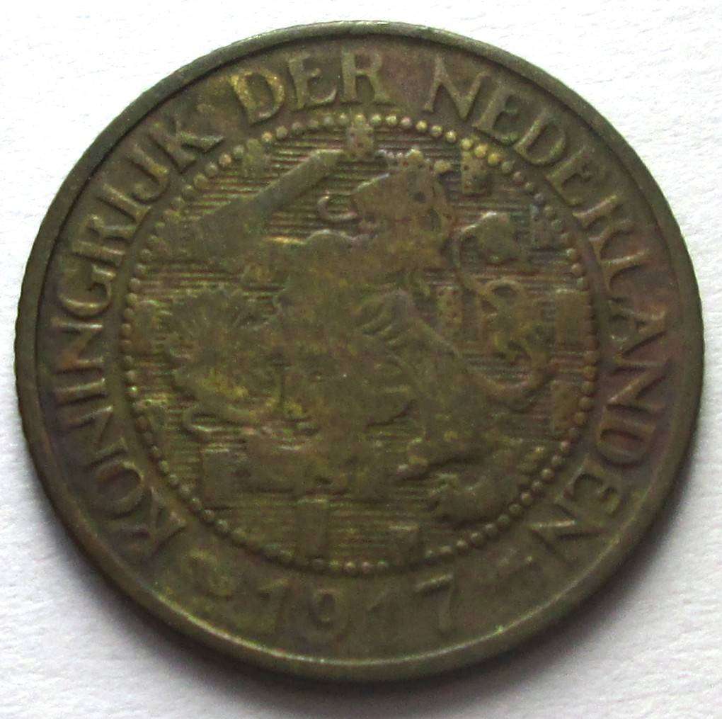 1917 Netherlands 1 Cent