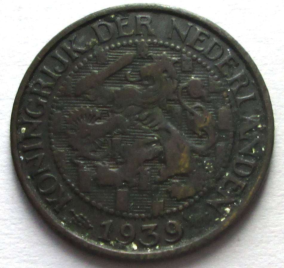 1939 Netherlands 1 Cent
