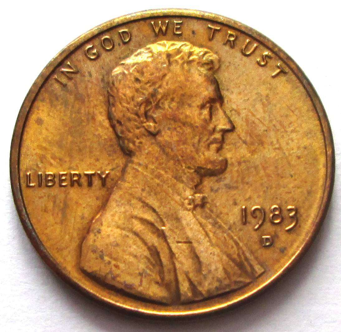 1983 United States of America 1 Cent