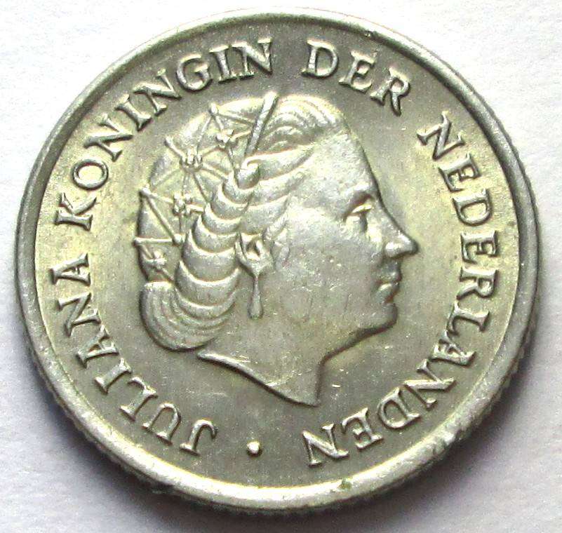 1956 Netherlands 10 Cents