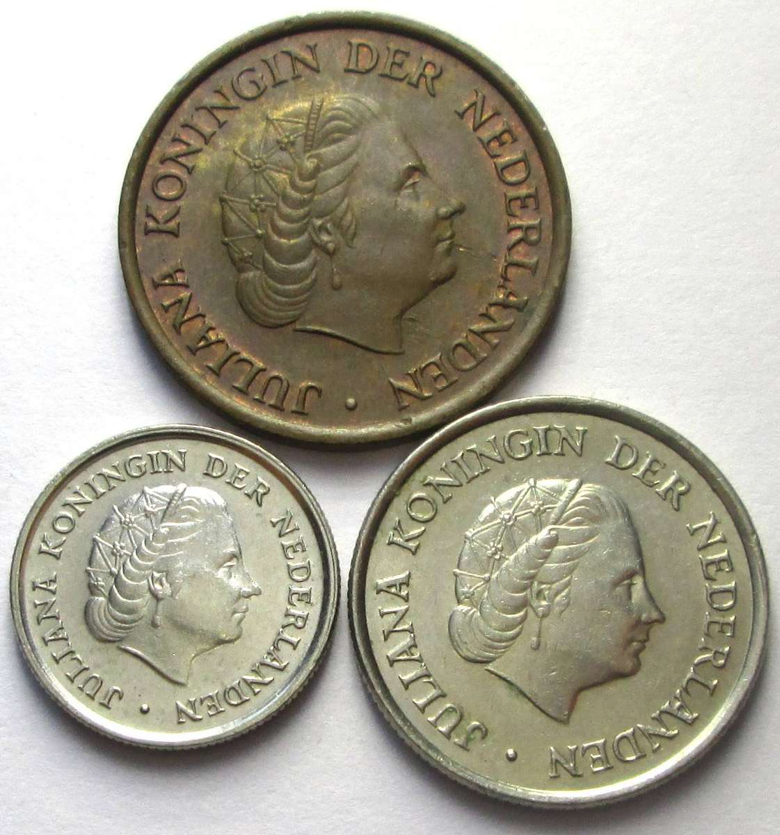 1979 Netherlands 5 Cents 10 Cents 25 Cents