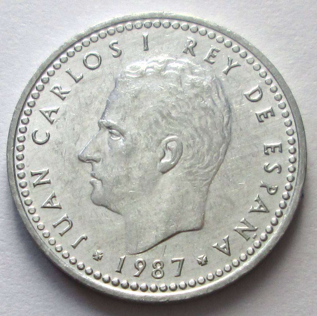 1987 Spain 1 Peseta