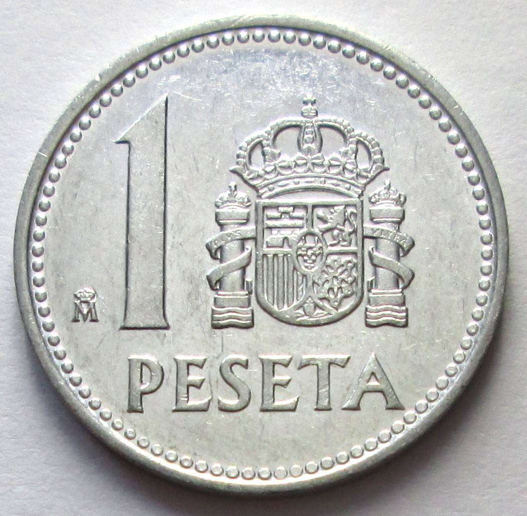 1987 Spain 1 Peseta