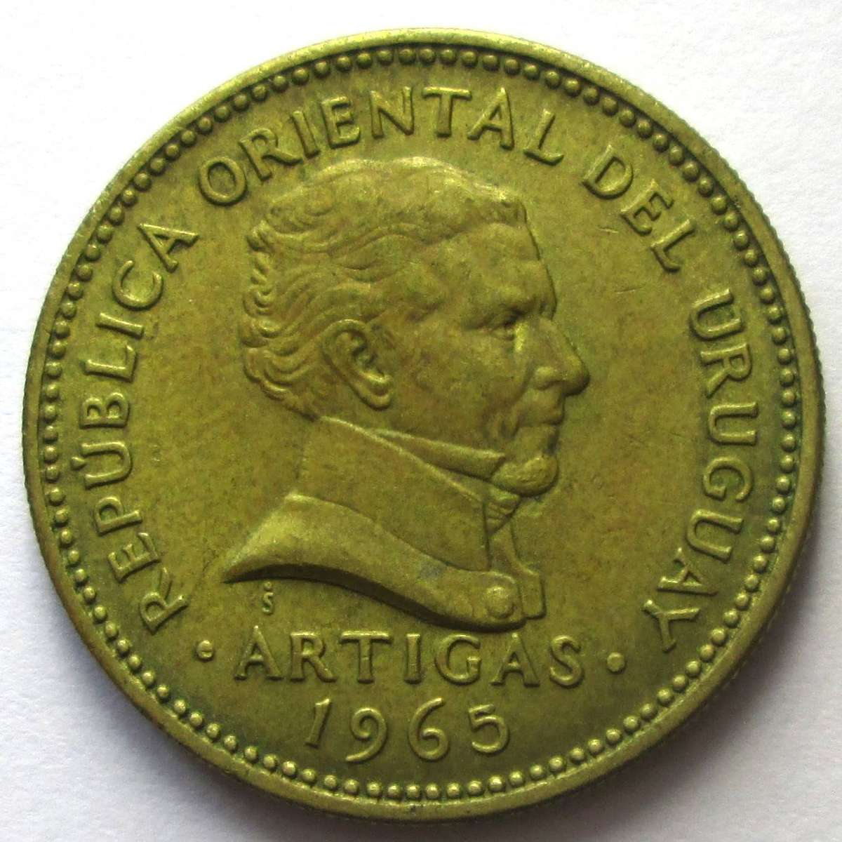 1965 Uruguay 5 Pesos
