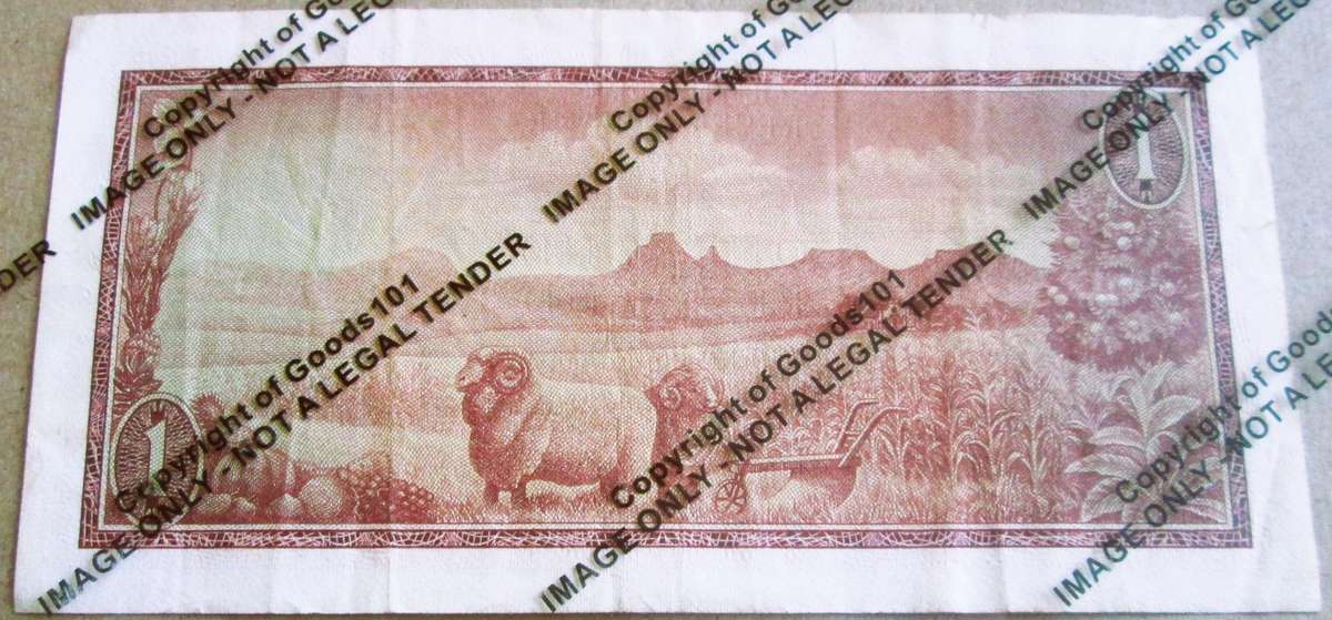 One Rand Republic of South Africa Serial Nr A336 210030