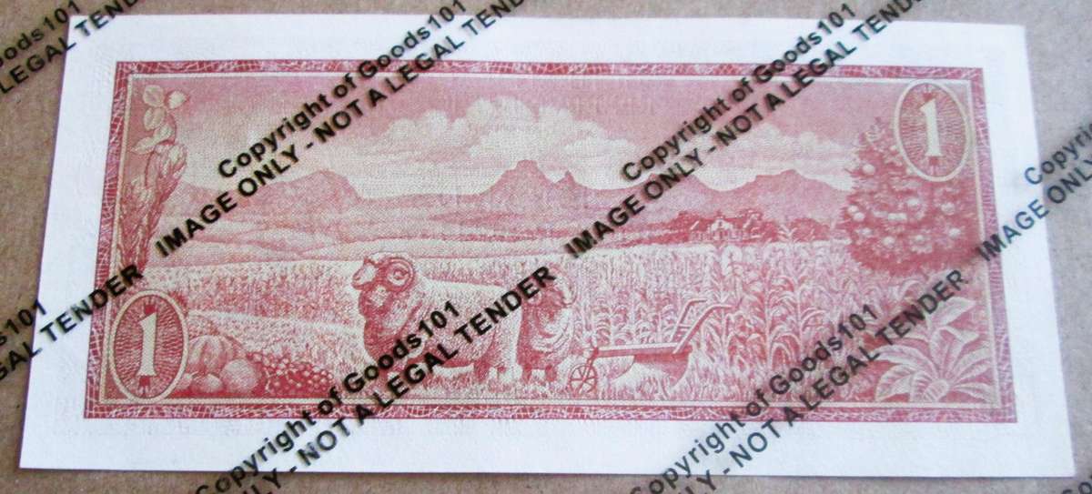 One Rand Republic of South Africa Serial Nr A484 962495