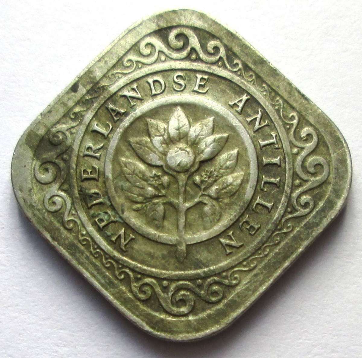 1957 Netherlands Curaçao 5 Cents