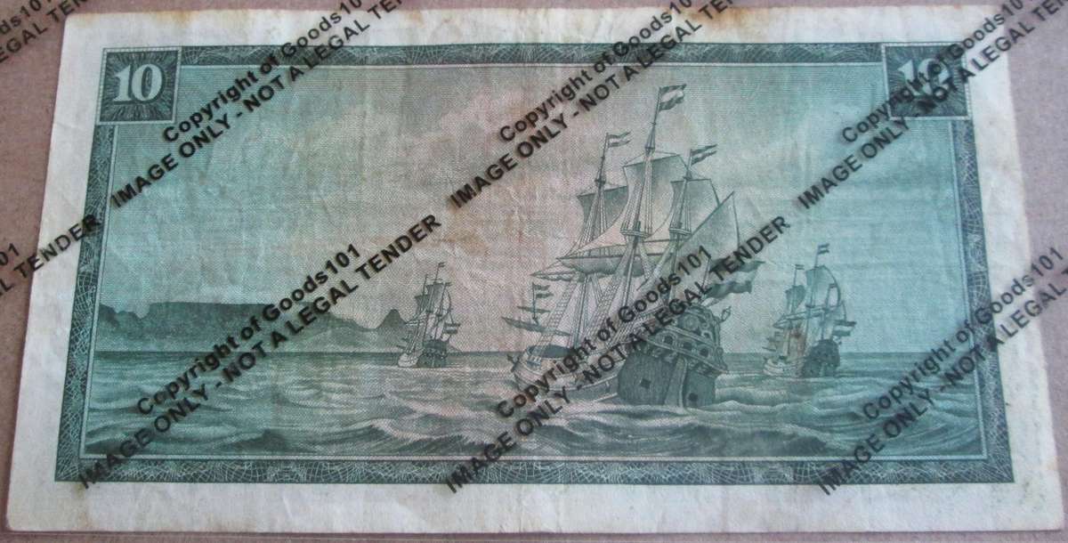 Ten Rand Republic of South Africa Serial Nr C19 213833