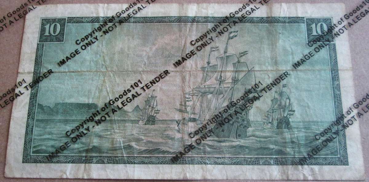 Ten Rand Republic of South Africa Serial Nr C16 691132