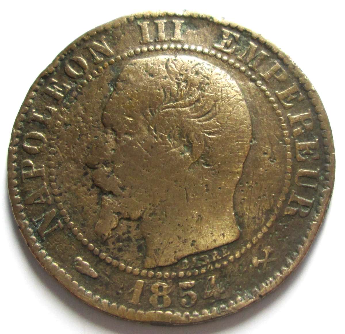 1854 France 5 Centimes