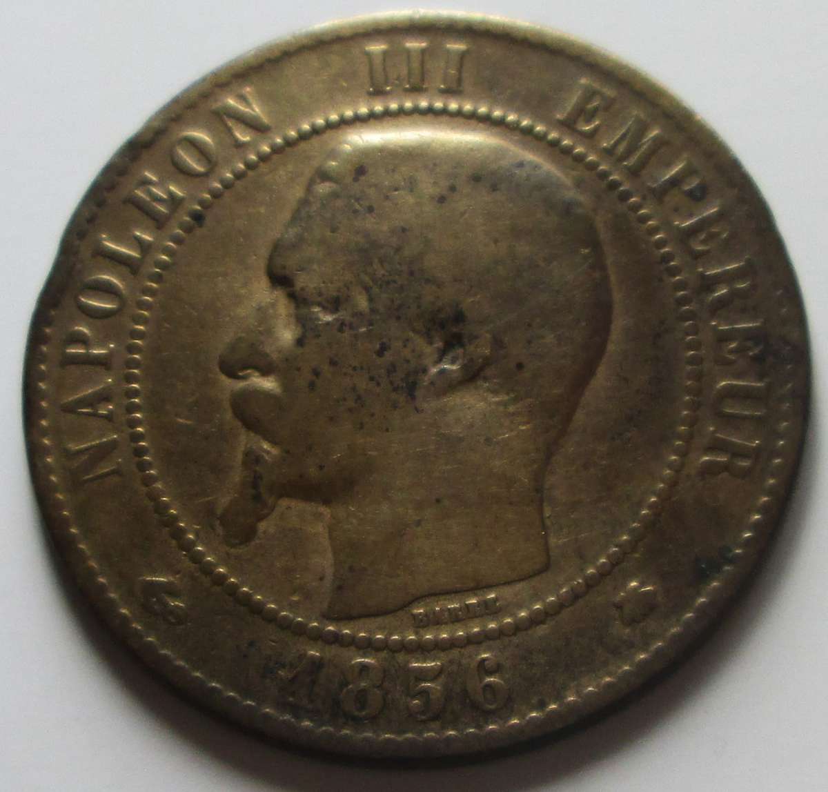 1856 France 10 Centimes