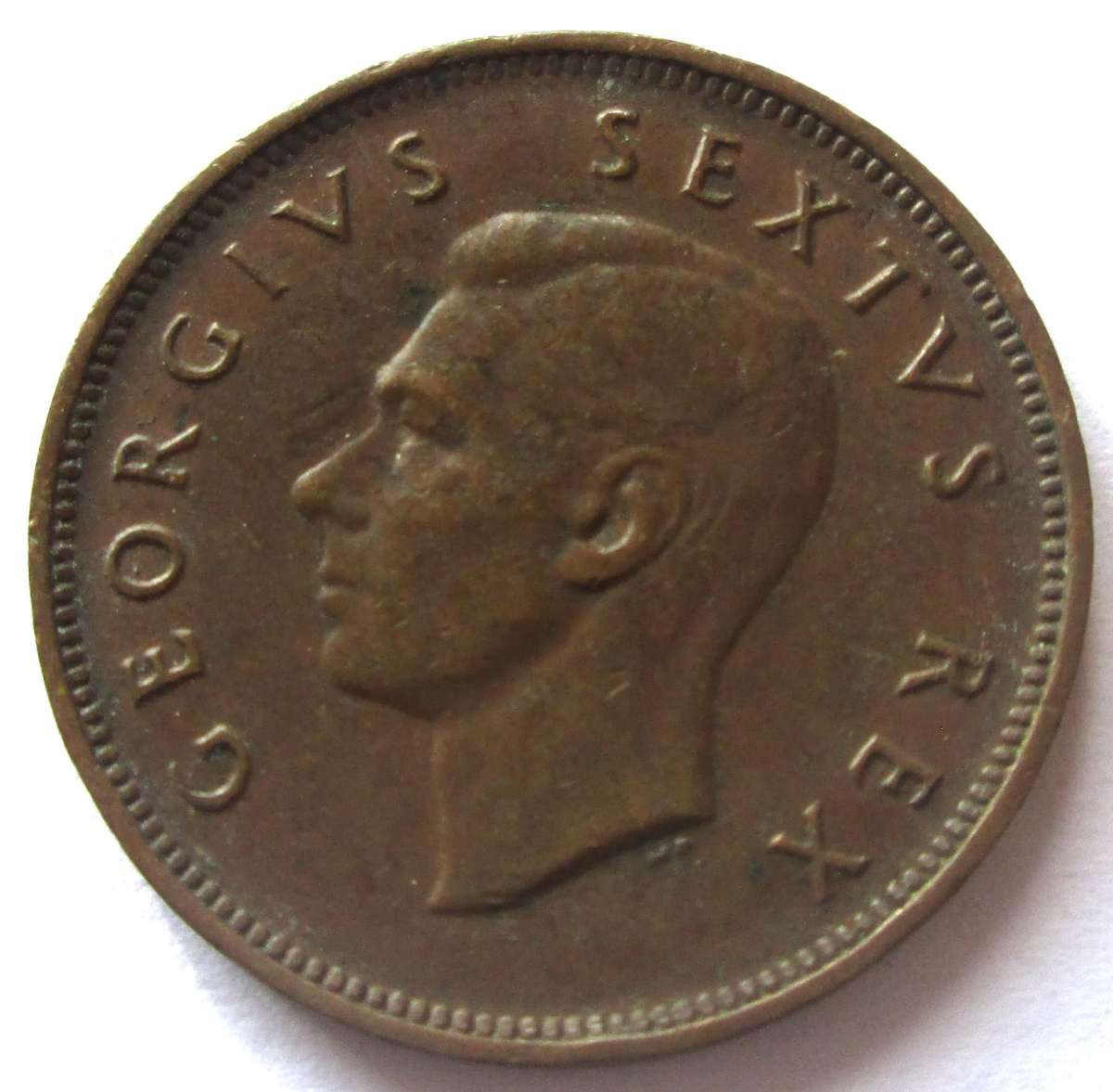 1952 Union of South Africa Half Penny