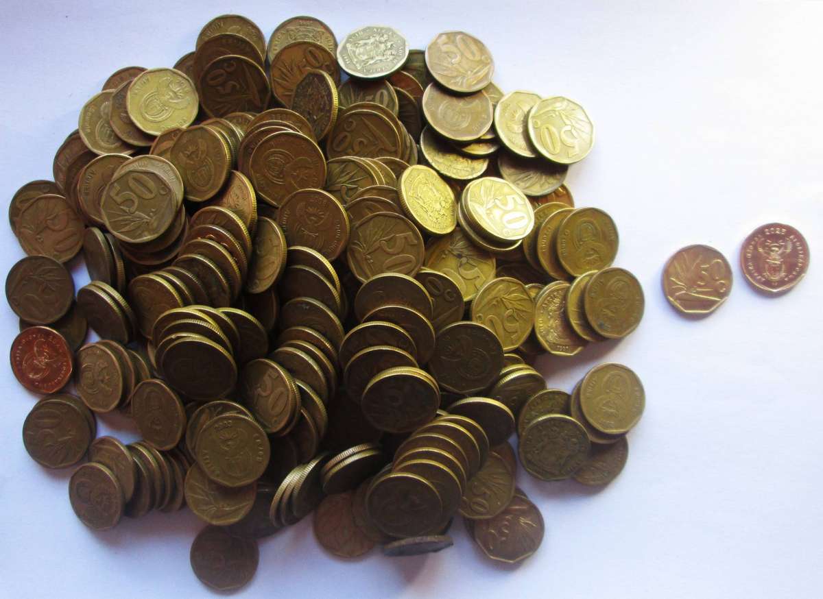 Fifty Cents South Africa 1465gram Bag