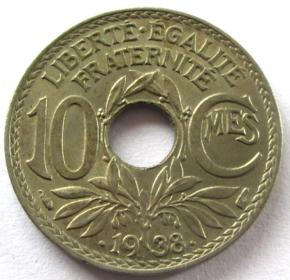 1938 France 10 Centimes