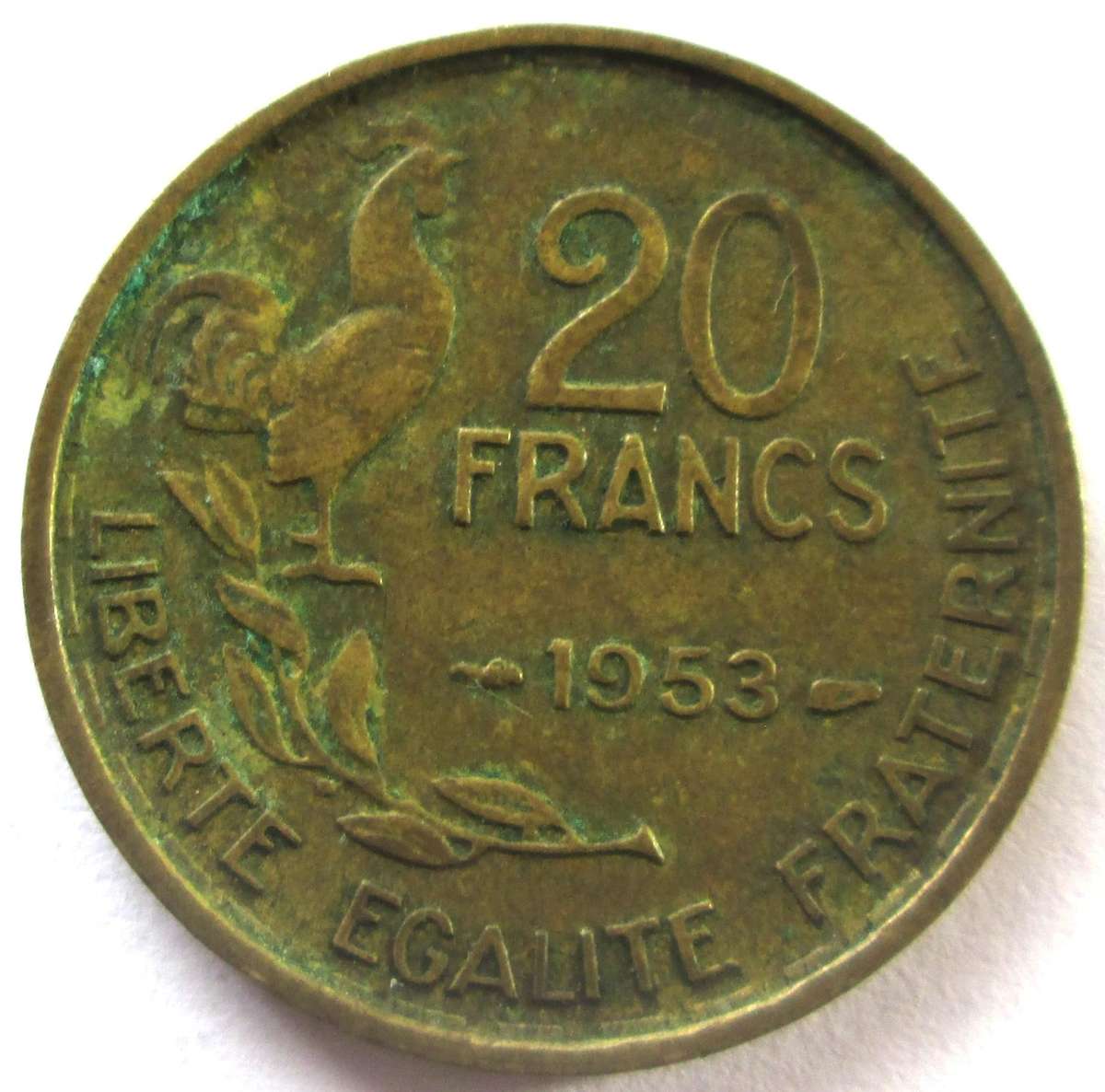 1953 France 20 Francs