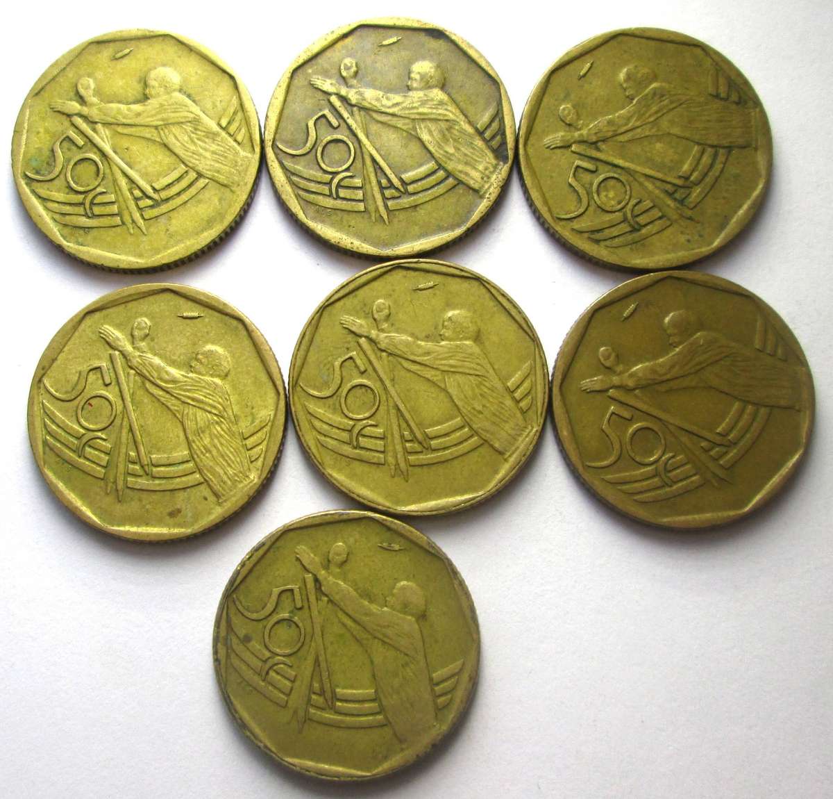 2002 - 2003 South Africa Fifty Cents Commemorative