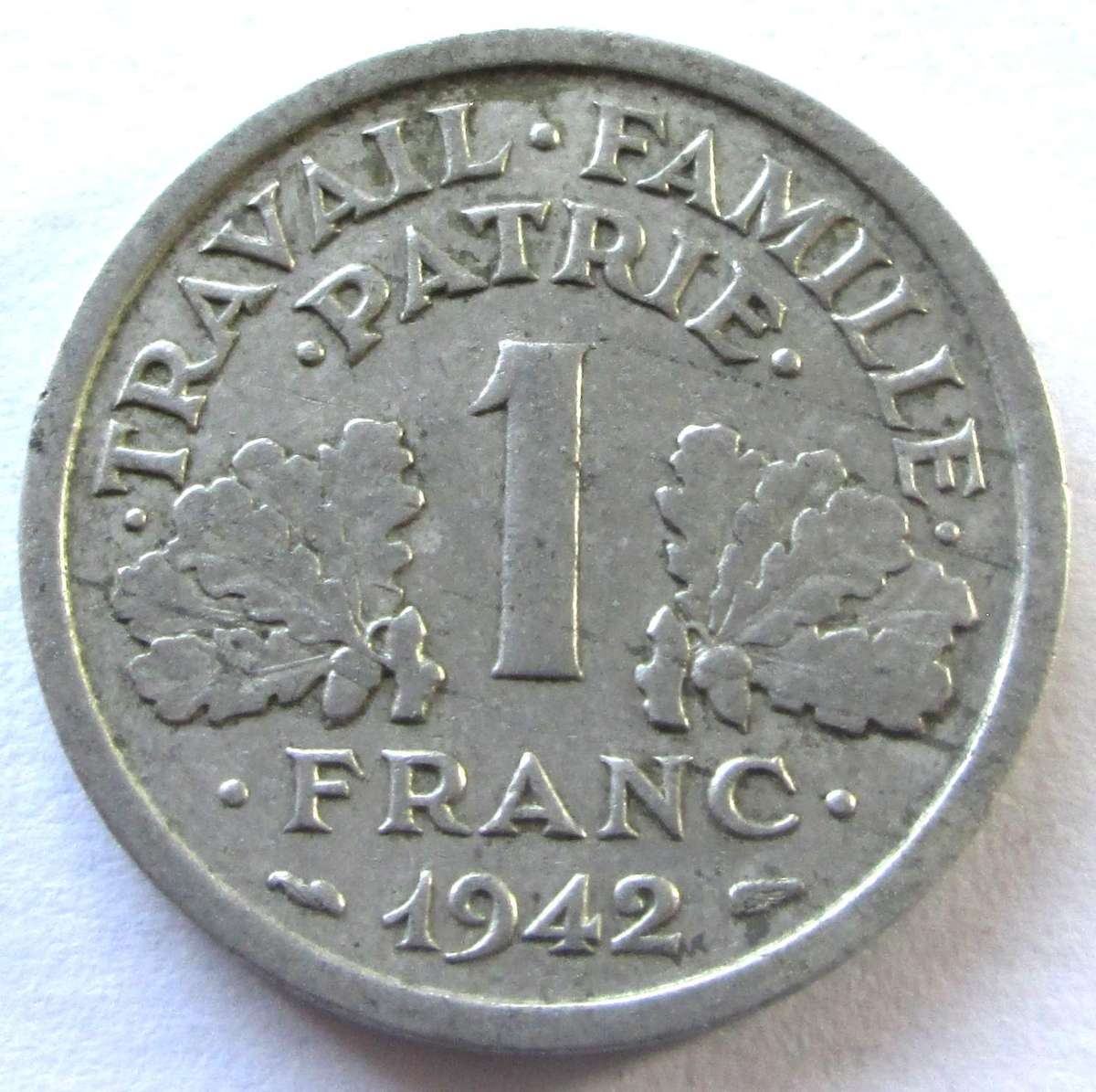 1942 France 1 Franc