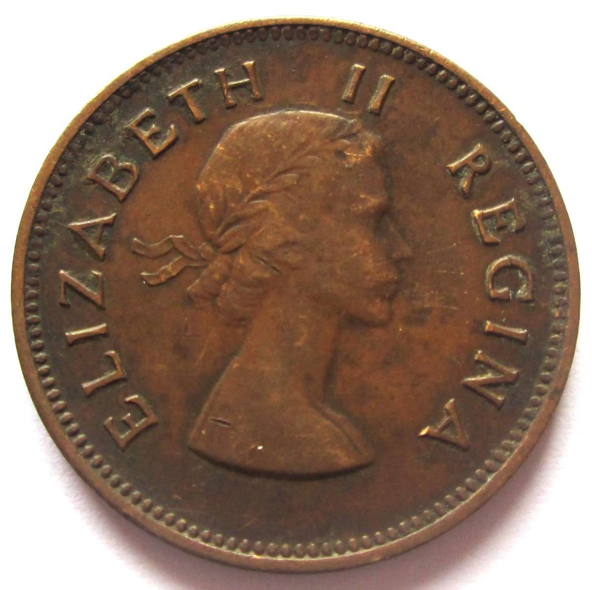 1956 Union of South Africa Half Penny