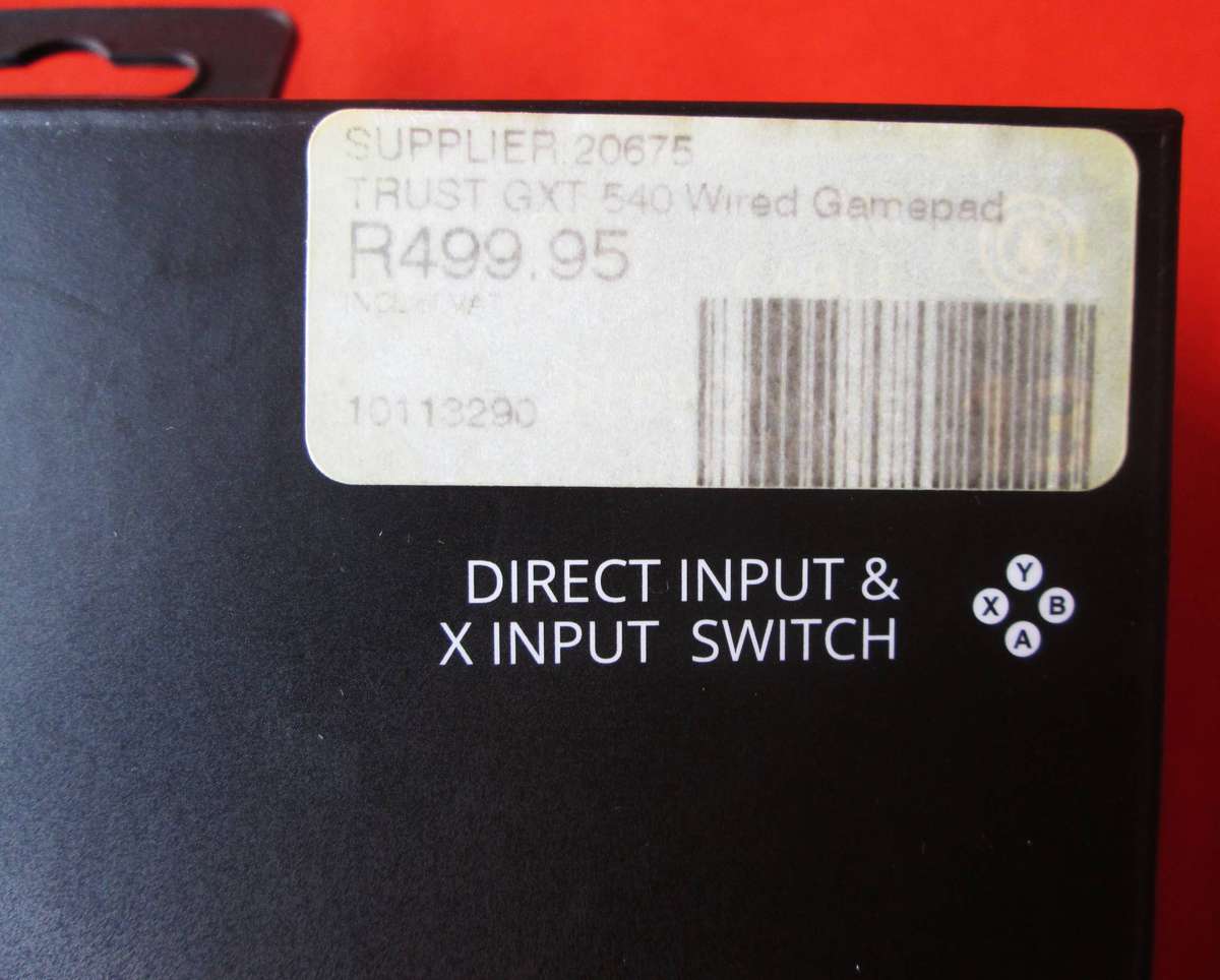 Trust GXT 540 Wired Gamepad Control for PC and PS3