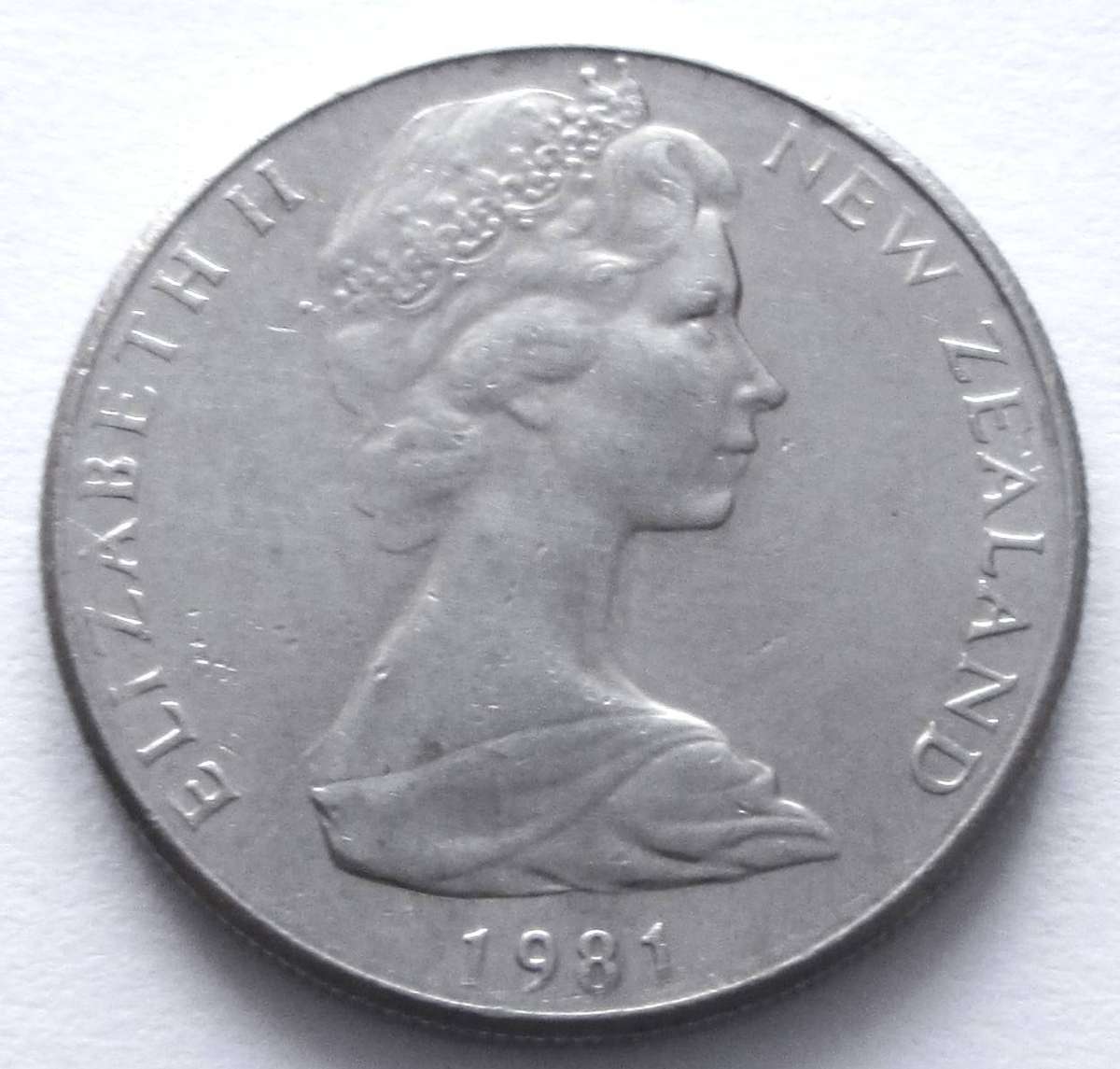 1981 New Zealand 10 Cents