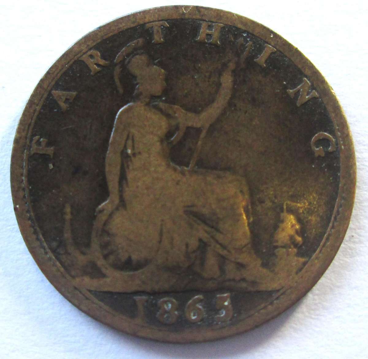 1865 Great Britain Farthing