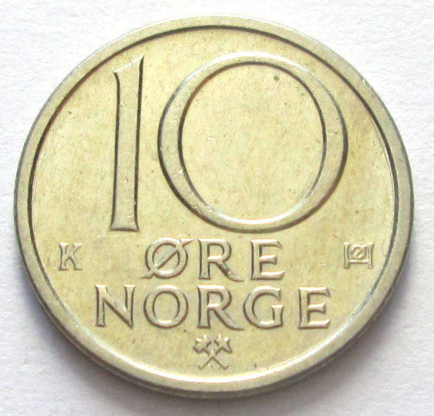1981 Norway 10 Ore