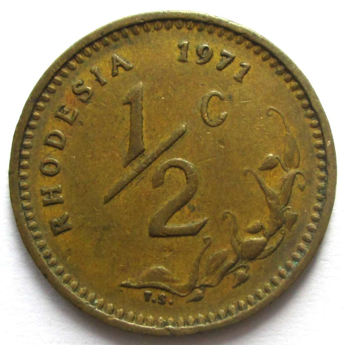 1971 Rhodesia Half Cent