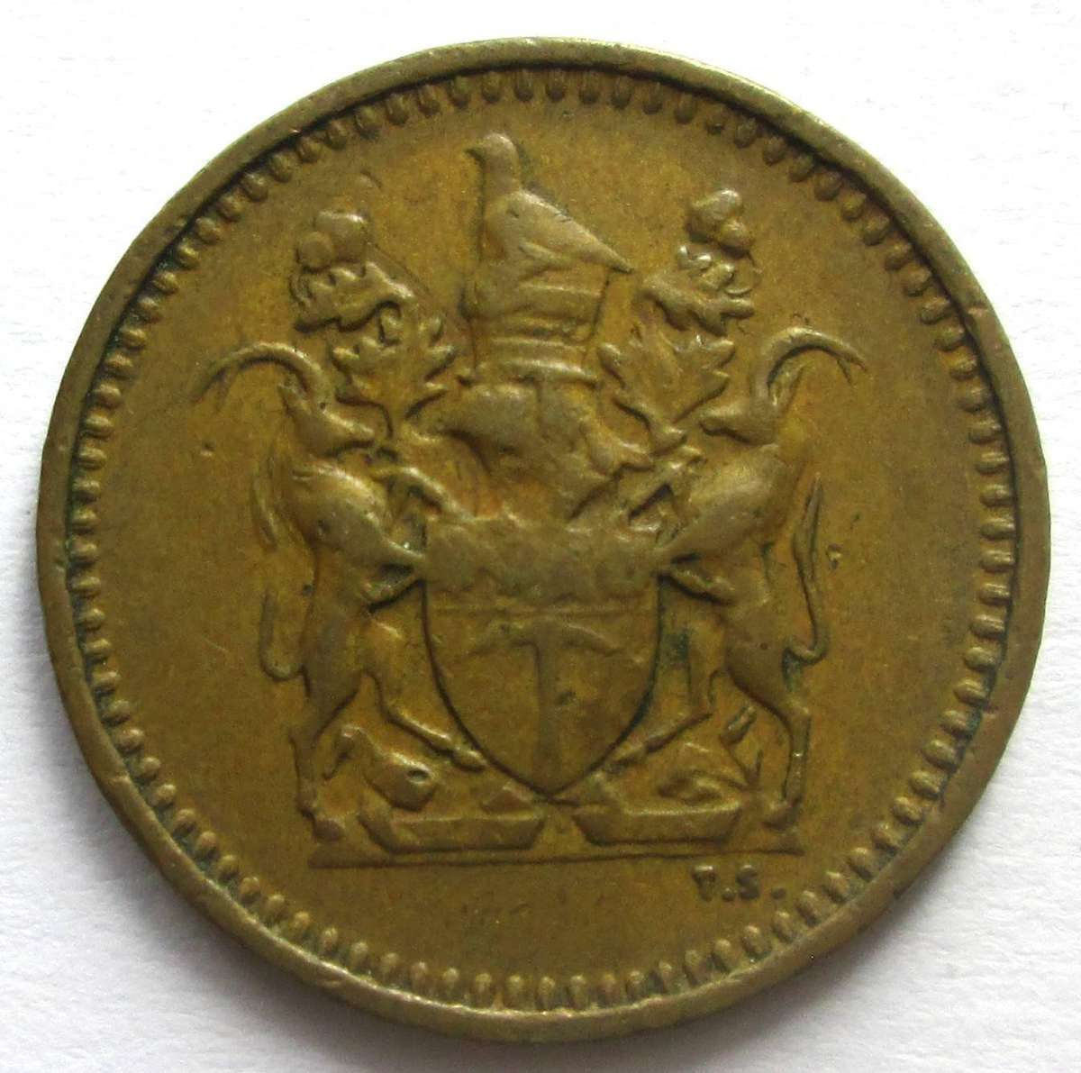 1971 Rhodesia Half Cent