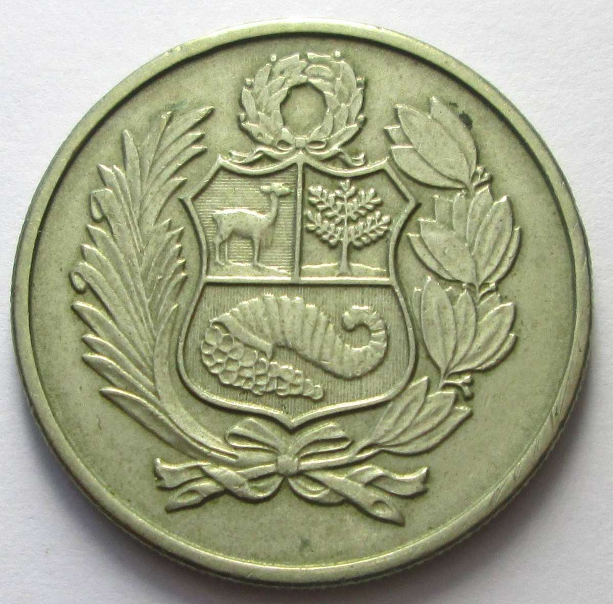 1980 Peru 100 Soles de Oro
