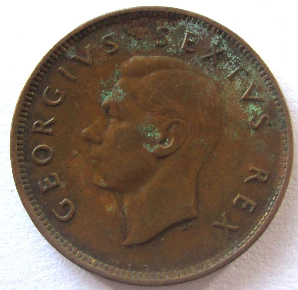 1951 Union of South Africa Half Penny