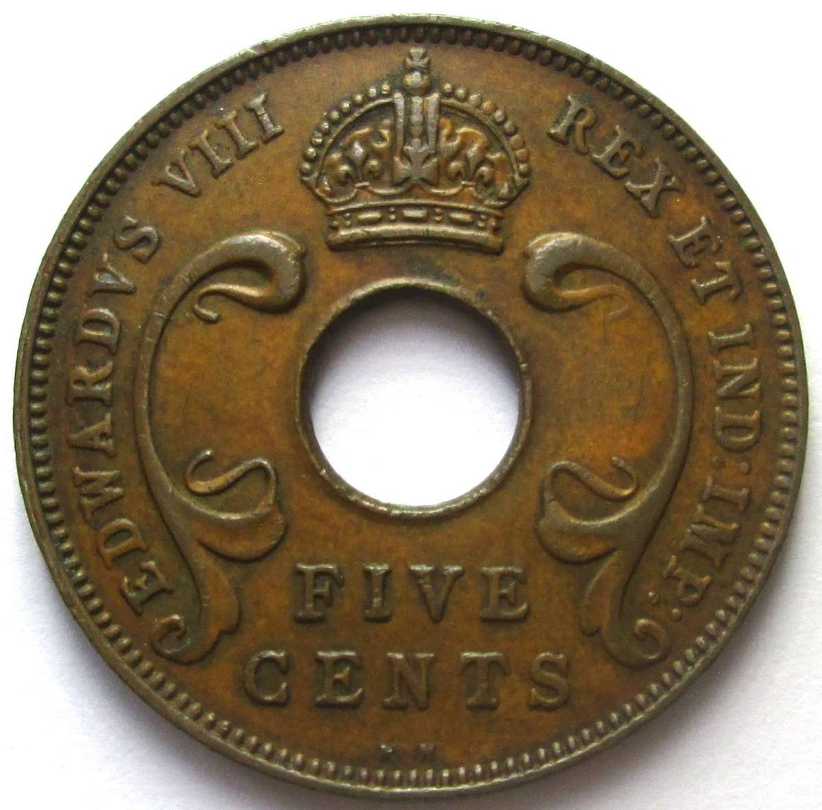 1936 East Africa 5 Cents