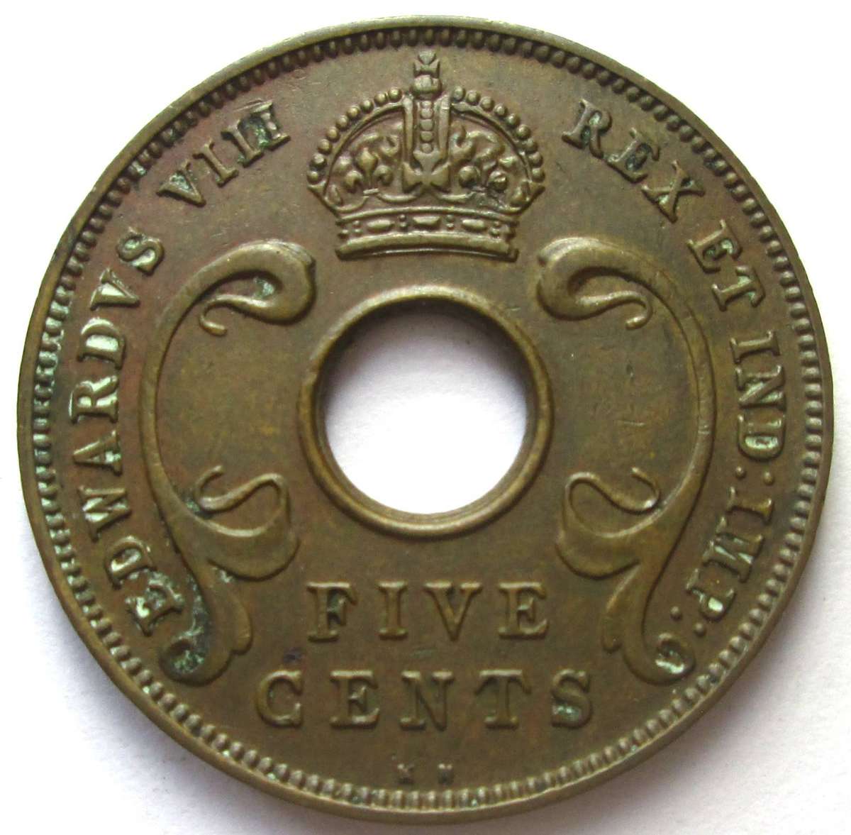 1936 East Africa 5 Cents