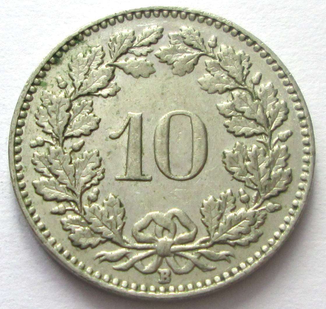 1959 Helvetica 10 Rappen