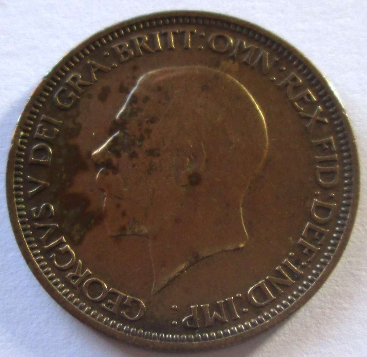 1935 Great Britain Half Penny