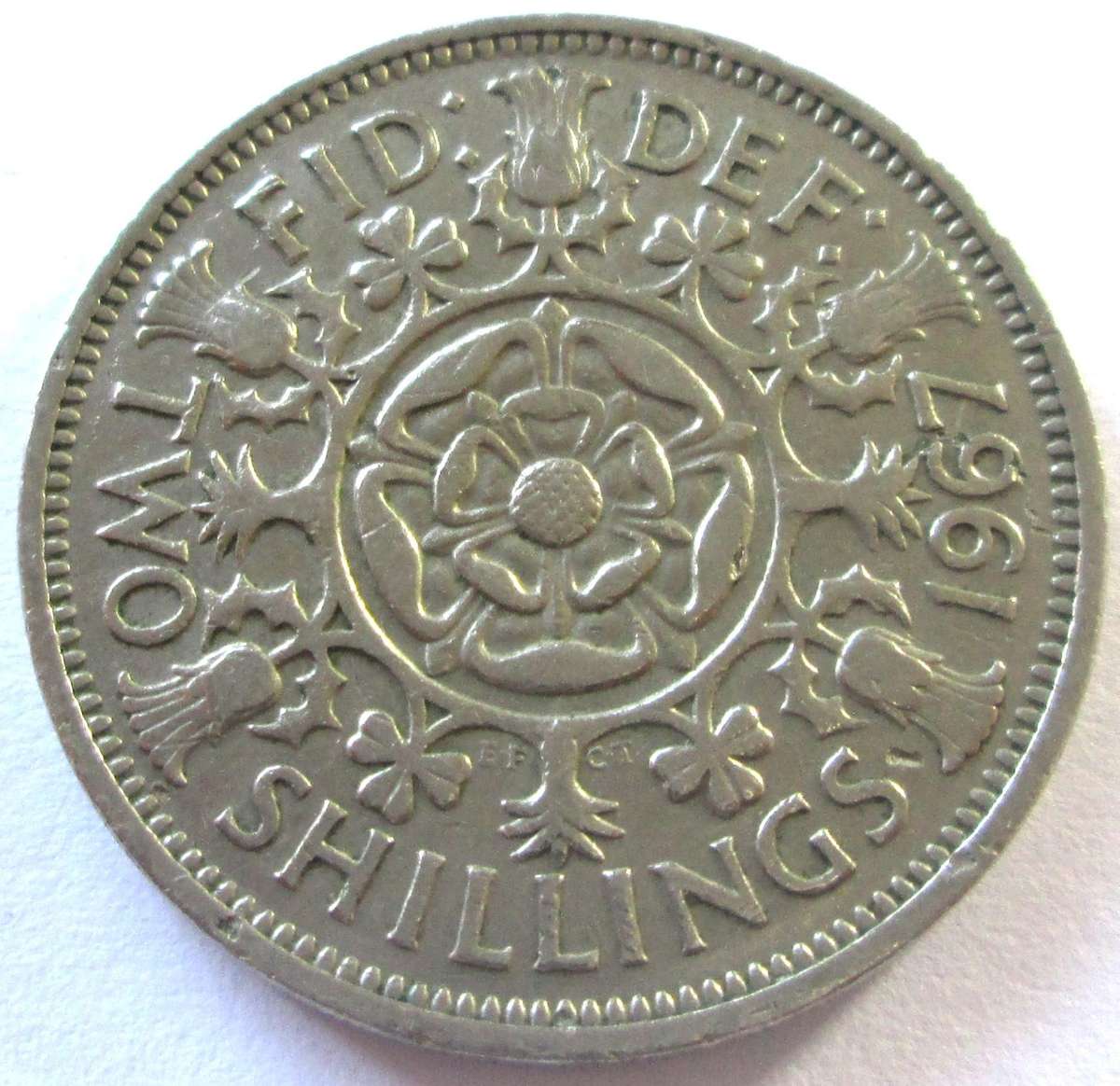 1967 Great Britain 2 Shillings