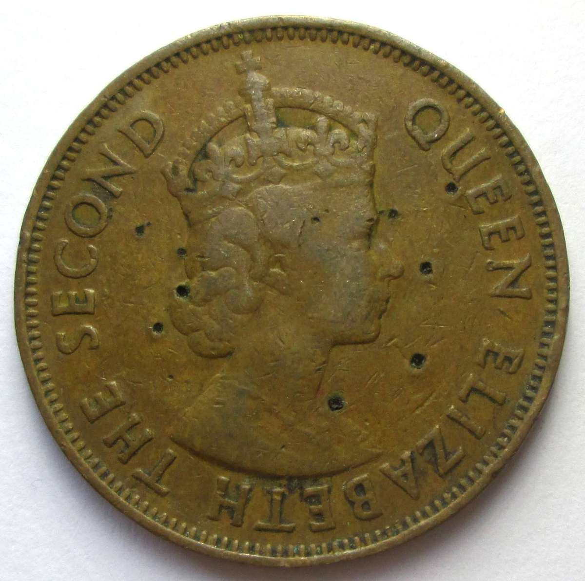 1969 Mauritius 5 Cents