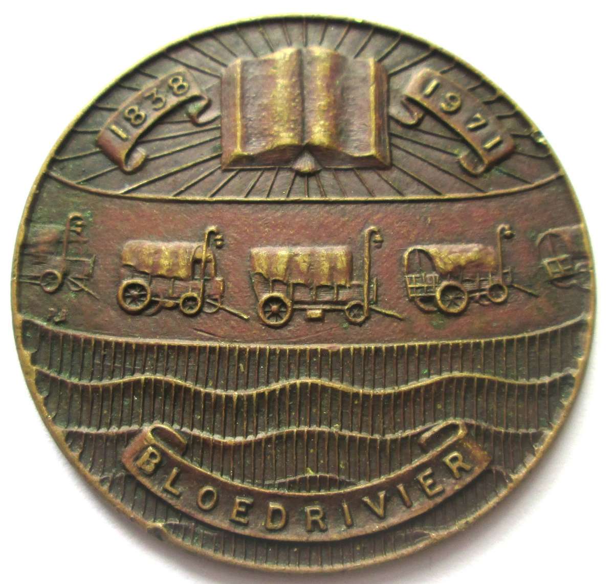Bloedrivier / Blood River 1838 Medal issued in 1971 for the Unveiling of the Monument