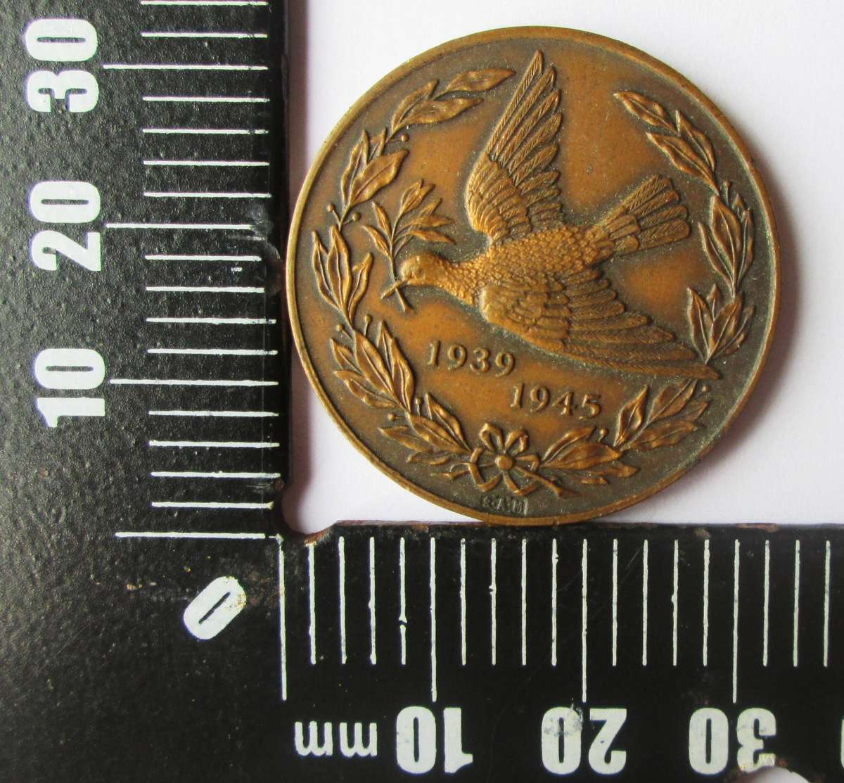 1945 Second World War Peace Celebration South Africa Medallion