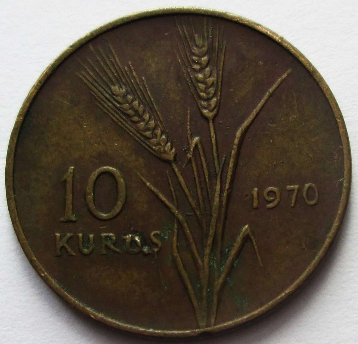 1970 Turkey 10 Kurus