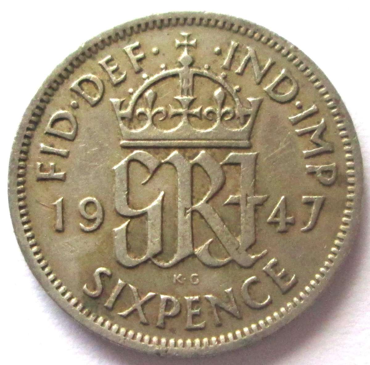 1947 Great Britain 6 Pence