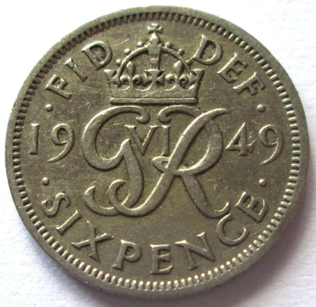 1949 Great Britain 6 Pence