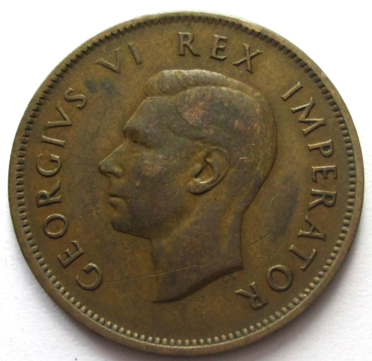 1941 Union of South Africa Half Penny