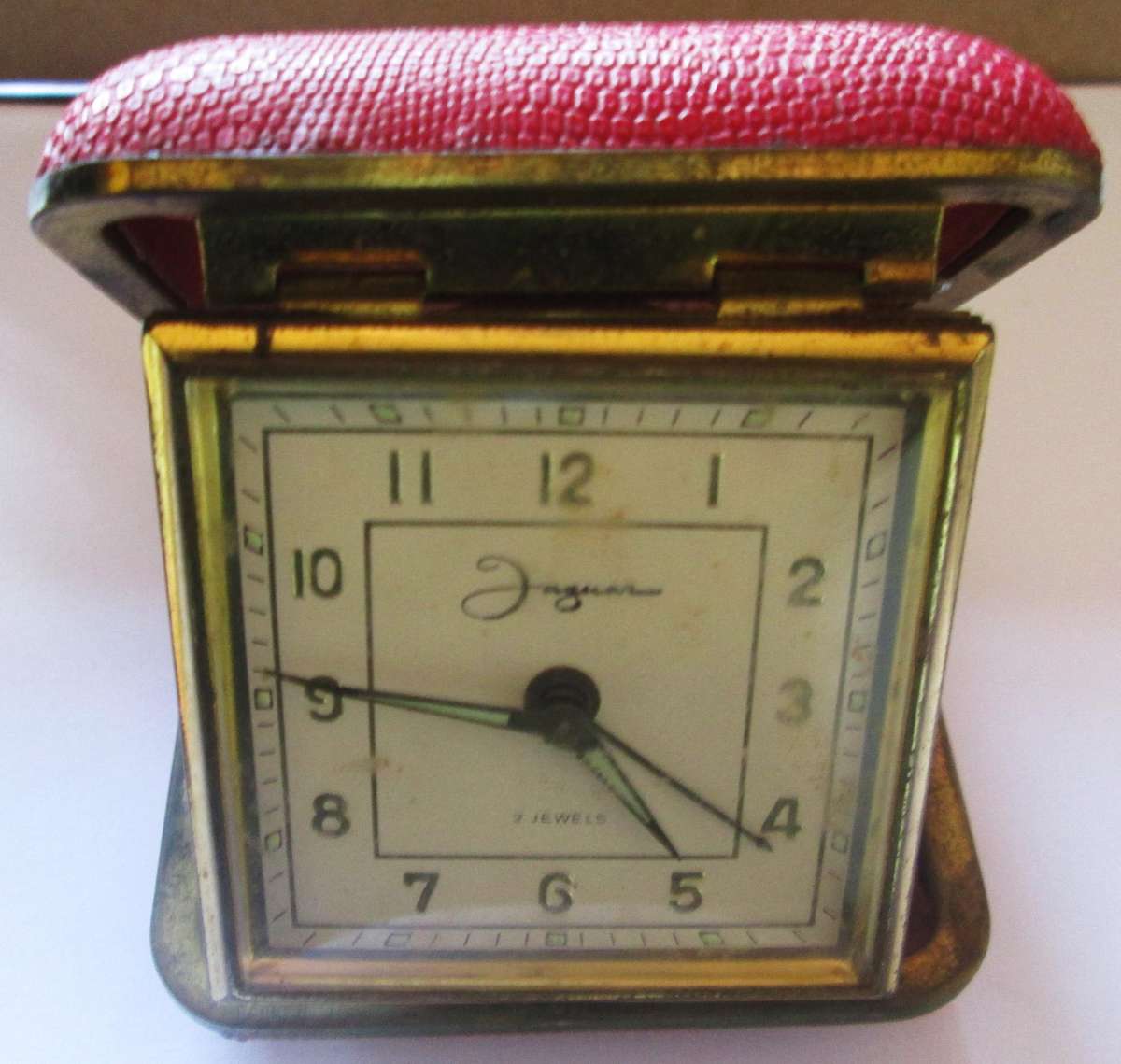 Jaguar 2 Jewels Box Alarm Desk Clock