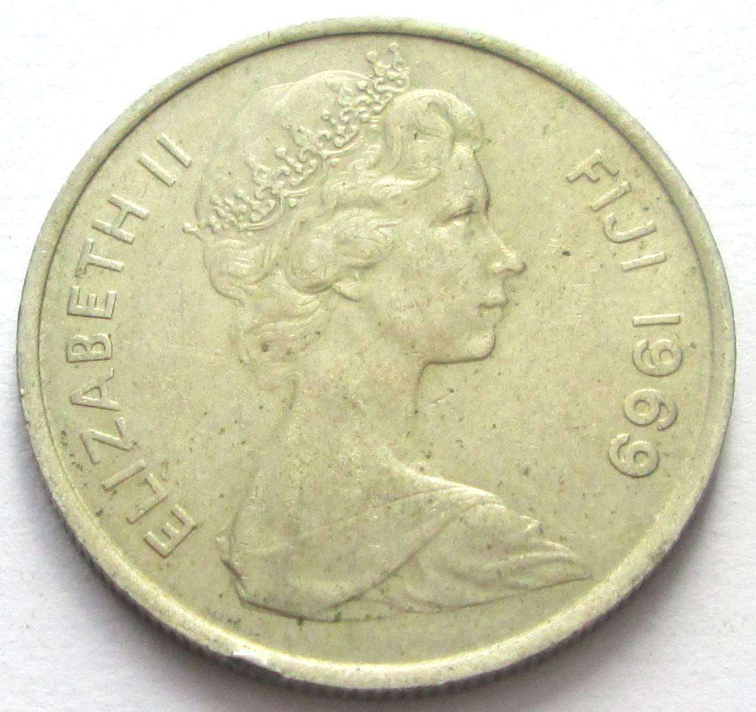 1969 Fiji 5 Cents