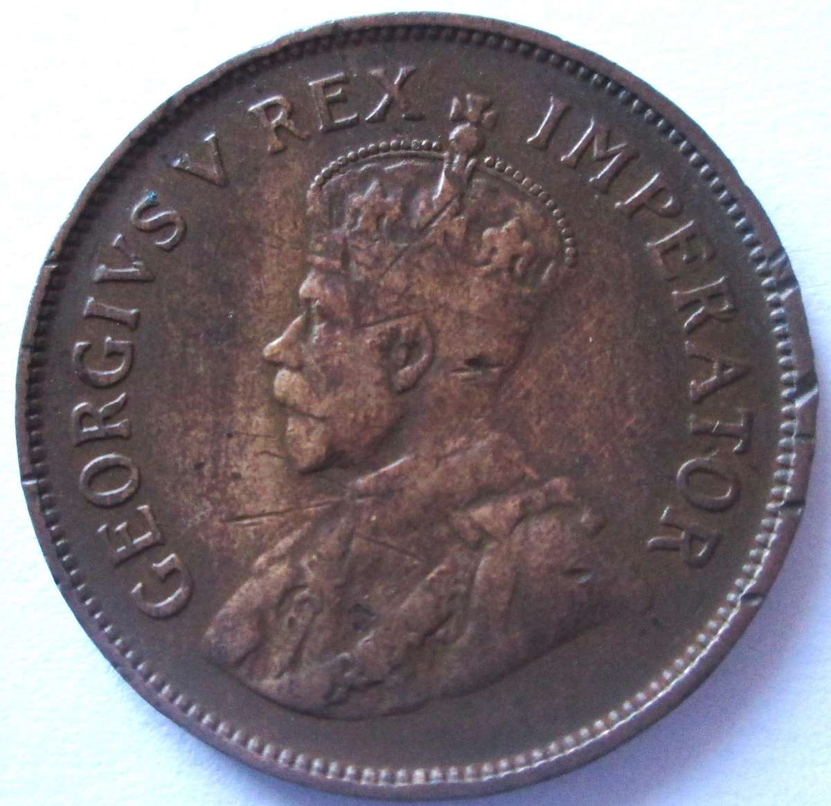 1934 Union of South Africa Half Penny