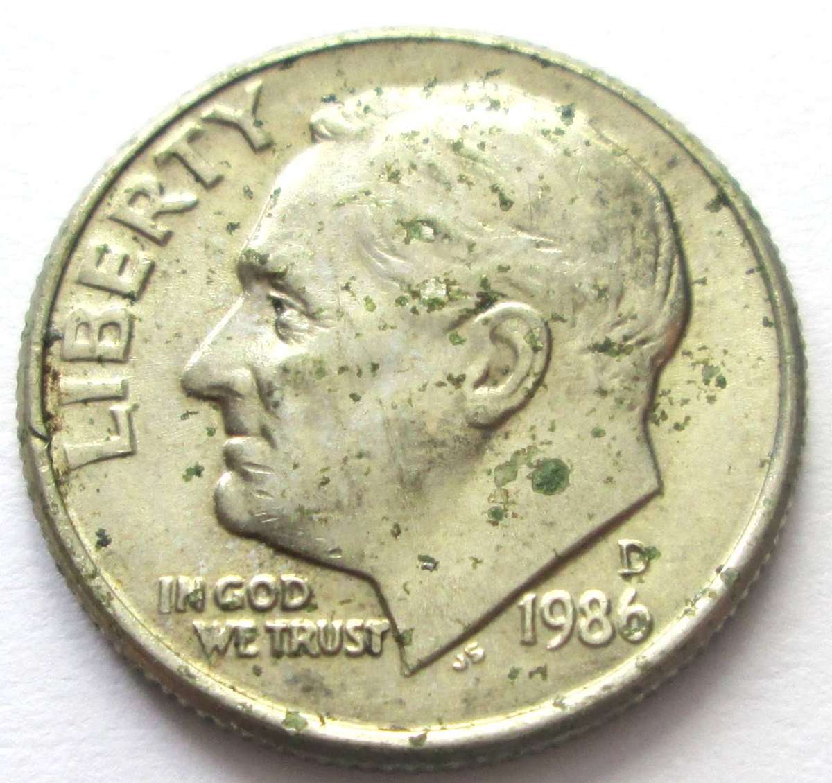 1986 United States of America 1 Dime