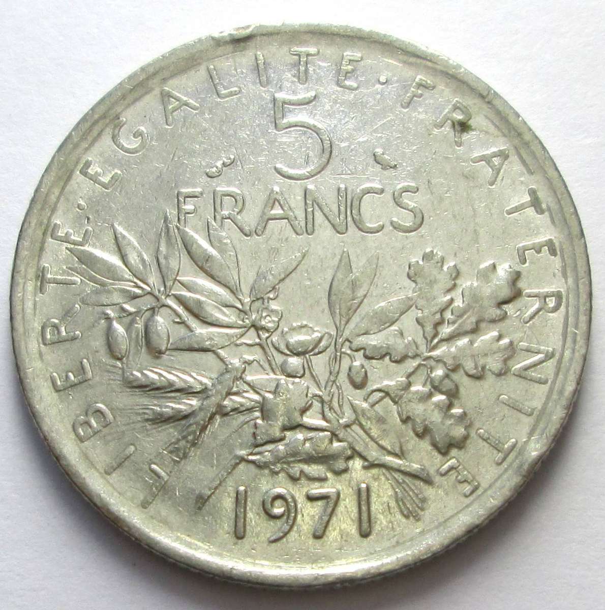 1971 France 5 Francs