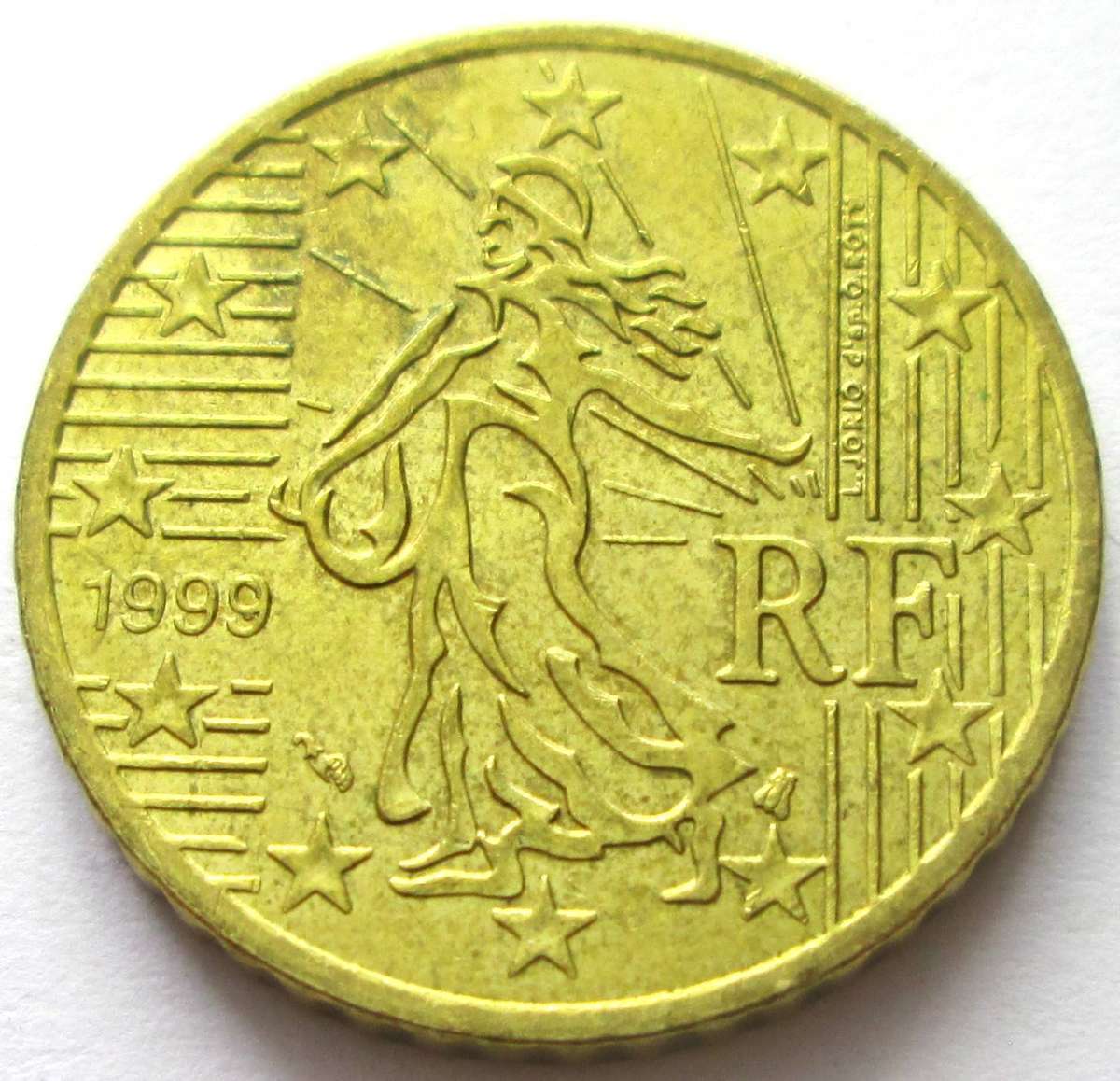 1999 FRANCE 50 EURO CENTS