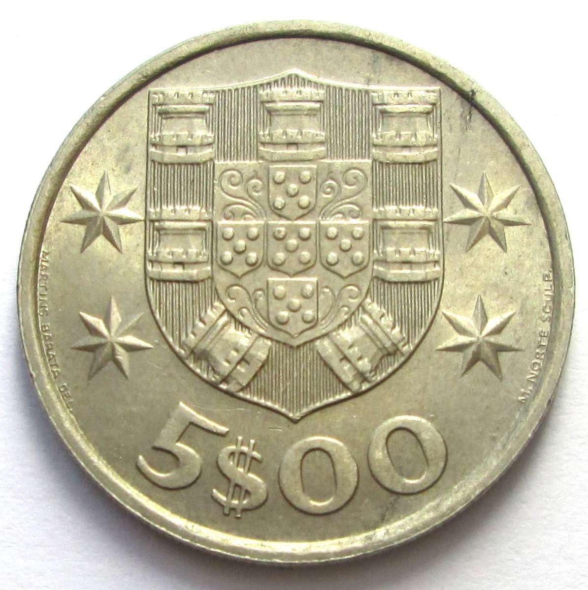 1984 Portugal 5 Escudos